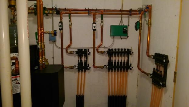 A recent heating contractor job in the  area